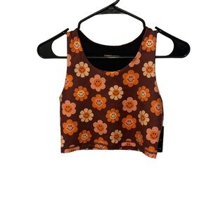 elevated faith SMILEY FLOWER BRA TANK